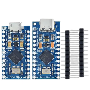 Scheda di Sviluppo Originale Chip Pro Micro ATmega32U4 5V 16MHz con Header a <span class=keywords><strong>2</strong></span> File per <span class=keywords><strong>Arduino</strong></span> Pro Mini Leonardo per UNO R3 - Product Image 1