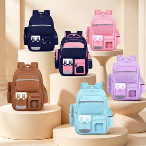 Sac à dos scolaire imperméable en tissu Oxford avec motif de dessin animé <span class=keywords><strong>Hokage</strong></span> Xingdai Nezha saveur cannelle pour élèves du primaire - Product Image 6
