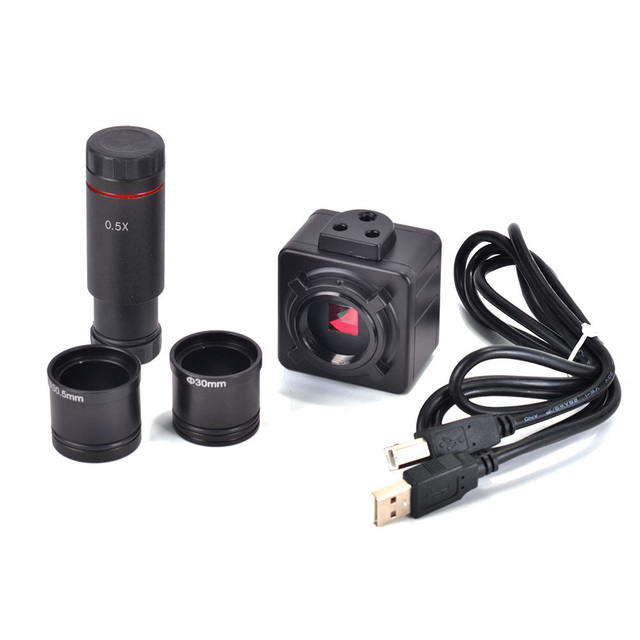 HD 5MP USB CMOS Binocular Stereo Microscope Digital Electronic Eyepiece Camera Video Microscope Camera Industrial for Image