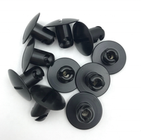 Sprint Car Aluminium 1/4 Quart de Tour Dzus Fastener 716 "X.500" Grande Tête 1 ''Pouce Tête Noir et Argent