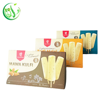 Boîte de présentation en papier pour crème glacée jetable écologique, gaufrage, laminage mat, laminage brillant, revêtement UV |   Taille et couleur personnalisées