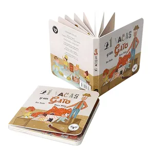Buku Cerita Inggris Cetakan Pabrik Pendidikan Anak-anak Buku Papan Pop Up