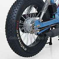 Nouveau Vélo Motorisé à Essence de Type Beach Cruiser Rétro Vintage Tout-Terrain Motocross avec Roue de 20 Pouces pour Adultes, 50cc 80cc 110cc