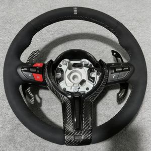 Volante Deportivo M Sport de Fibra de Carbono y Alcántara para F01 F10 F11 F12 F15 F16 F20 F21 F25 F26 F30 F31 F32 F33 F36 F34 F35 E70 E90 - Product Image 2