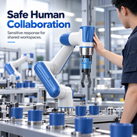 Lengan Robot Kolaboratif Industri Presisi Fleksibel Kompatibel IP54 dengan Vision Gripper untuk Stasiun Kerja Pick and Place Otomatis