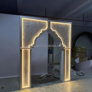 Arco de Acrílico LEDA Estilo Indio para Entrada de Boda, Soporte de Fondo Acrílico con Luz, Decoración de Escenario para Eventos - Product Image 3