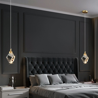 Décoration moderne pour la maison, lustre en cristal de météorite de luxe, lampe suspendue pour escalier, salon, lampes suspendues LED