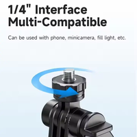 C17 Ai Face Tracking 64in 1.63M Gimbal Selfie Stick 360 °   Trépied en acier inoxydable réglable et détachable pour TikTok et le streaming