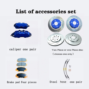 ชุดเบรก 4pot <span class=keywords><strong>Spoon</strong></span> Big Brake Kit จานเบรก 285 มม. สำหรับ Honda Accrond15 <span class=keywords><strong>ล้อ</strong></span>แม็กซ์ Cd5 Cd4 Civic Ek8 Ek3 Eg8 จานเบรกเดิม 240 มม. แบบ Small Knuckle - Product Image 2