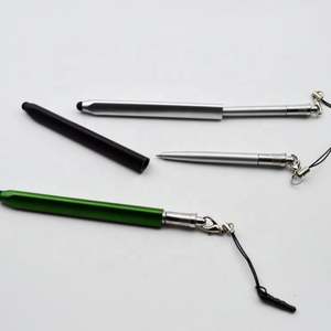 Stylet actif mini triangulaire avec écran tactile pour smartphone, prise casque, cordon, stylo à bille - Product Image 5