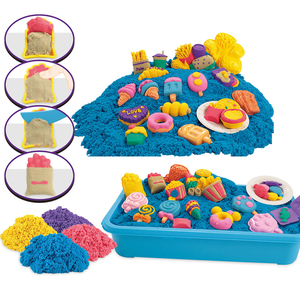 Juego Sensorial de Arena de 1000G y Caja de Arena, Juguetes Educativos para Jardín de Infancia, Frutas, Verduras, Helados, Máquina para Hacer Pasteles, Regalos - Product Image 2