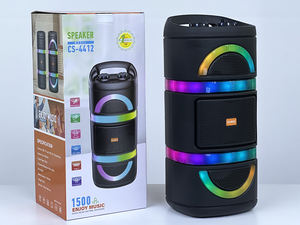 Altavoz Inalámbrico Portátil con Emparejamiento Dual CS-4412 de Moda, Graves Potentes, Sonido Estéreo, LED, Altavoz Bluetooth para Exteriores - Product Image 5