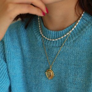 Collar de Perlas de Agua Dulce Zooying con Cuentas de Oro, Joyería Fina, Collar de Perlas Pequeñas con Cuentas de Oro <span class=keywords><strong>Real</strong></span> - Product Image 4