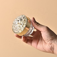 Pot en Verre pour Crème Contour des Yeux Vide de Luxe, Emballage Unique pour Soins de la Peau, Personnalisable 50G à Large Ouverture