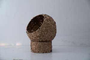 Erhöhtes Katzen- & Hundebett Umweltfreundliche Rattan-Konstruktion Langlebiges Design Weiches Komfortbett für Pelzige Haustiere - Product Image 5