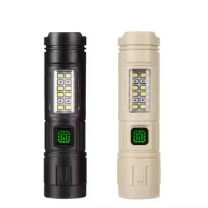ไฟฉาย LED ขนาดเล็กความสว่างสูง พร้อมไฟด้านข้าง ชาร์จซ้ำได้ สำหรับใช้ในบ้านกรณีฉุกเฉิน แบตเตอรี่ใช้งานได้ยาวนาน - Product Image 5
