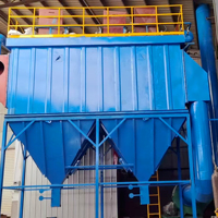 Collecteur de poussière haute performance à haut débit 75000m³/h pour installation de concassage de roches