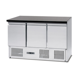 Commercial Kitchen Equipment 304 Stainless Steel Static Cooling 1 Door 2 Doors 3 Prep WorkBench Salad <b>Bar</b> Refrigerator S900STD S - Product Image 6