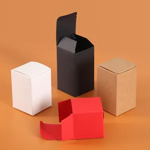 Color Cardboard Paper Packaging Box Custom Hand Cream Tea Medicine Cosmetic Soup Candle Packaging Box