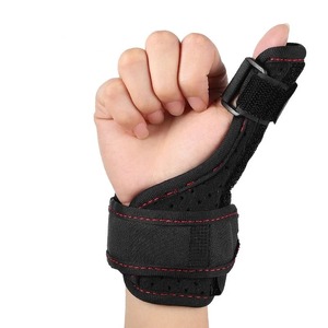 Médico elástico ajustável dedo apoio polegar estabilizador artrite pulso tendinite polegar tala - Product Image 1
