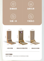 Grattoir pour chat en bois de luxe en forme de L, grand, vertical, mural, pliable, jouet pour chat