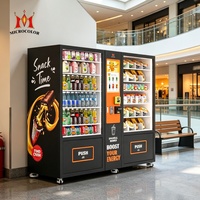 Fournitures pour distributeurs automatiques : Distributeur de cola grande capacité à monnayeur, réfrigérateur, SDK, écran tactile, gestion à distance