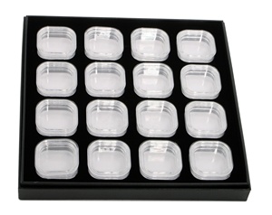 Mant gemstone hanging display diamond floating in air suspension display box in the tray DK21620-16 - Product Image 2
