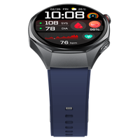 GE400 Cellular Smartwatch mit Nano-SIM, 4G, AMOLED-Display, wasserdicht, KI-Gesundheitsanalyse, HD für Anrufe, Familienpflege, Smart