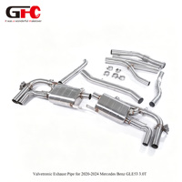 Sistema de Escape Valvetronic Catback para Mercedes-Benz GLE53 3.0T GFC 2020-2024, Silenciador para Sonido Deportivo