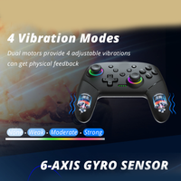 Control Inalámbrico para Nintendo Switch OLED Lite PC, Gamepad para Juegos con Vibración Turbo