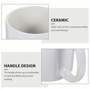 Factory Wholesale High Quality 11oz Ceramic Sublimation Blank Mug Custom Logo <b>Printing</b> <b>Coffee</b> Cups - Product Image 6
