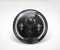 Faros delanteros de coche de 45W, lámpara Led H4 de 7 pulgadas, accesorios para coche, Ojos de Ángel H4, faro Led para Lada Niva 4X4 Uaz Hunter