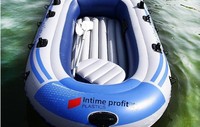 Bateau pneumatique Yingtai YT-099 de 1,2 mm d'épaisseur en PVC écologique compatible avec les moteurs ; Dinghy de pêche pour 4 personnes, idéal pour la dérive