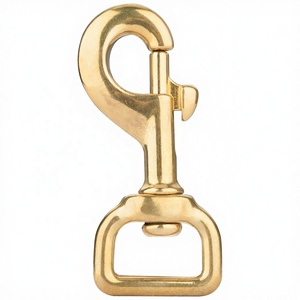 Moschettone a Molla Girevole in Ottone Marino per Guinzaglio per Cani, Gancio di Bloccaggio 27*78mm, Accessori per Attrezzature Nautiche e Yacht - Product Image 1