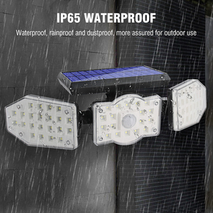 Lampu Dinding tenaga surya LED, lampu jalan, taman, rumah, negara, lampu dinding, anti air, Sensor gerak, lampu luar ruangan, LED tenaga surya, <span class=keywords><strong>3</strong></span> kepala - Product Image 5