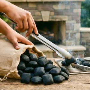 High Quality Coconut Shell <b>Pillow</b> <b>Shape</b> Charcoal Briquette for BBQ Grill Restaurant Fuel Long Burning - Product Image 3