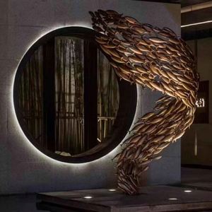Sculpture de piscine en bronze métallique antirouille, art contemporain en bronze, sculpture de <span class=keywords><strong>Tony</strong></span> Cragg - Product Image 5