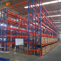Rayonnages à palettes industriels à haute densité, capacité de charge maximale de 1500 kg, rayonnages à palettes robustes