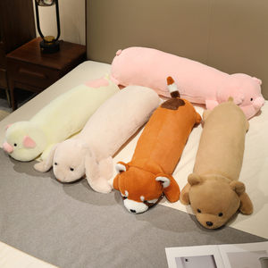 Almohada de Peluche Larga Personalizada, Almohada de Cuerpo de Animal de Peluche Adorable, Almohada Decorativa con Diseño de Animal Kawaii, Venta al por Mayor, Regalo OEM - Product Image 4