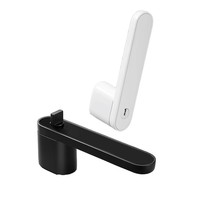 Cerraduras minimalistas modernas para puerta de dormitorio interior con manija ecológica magnética silenciosa, llave oculta, Universal para el hogar para todas las habitaciones