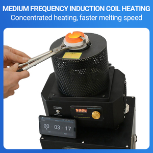 <span class=keywords><strong>Prix</strong></span> usine 5000Watts four <span class=keywords><strong>de</strong></span> fusion à induction <span class=keywords><strong>or</strong></span> ruban cuivre four <span class=keywords><strong>de</strong></span> fusion électrique bijoux fusion Machine fournisseur - Product Image 2