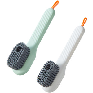 New Washing Soft Clothes Sneaker Cleaning Eco-Friendly ABS+TPR Multifunctional Liquid <b>Shoes</b> Brushes Dispenser - Product Image 5