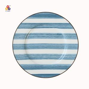 GXKC-Juego de <span class=keywords><strong>vajilla</strong></span> de porcelana Azul Real, nuevo hueso, 20 piezas - Product Image 4