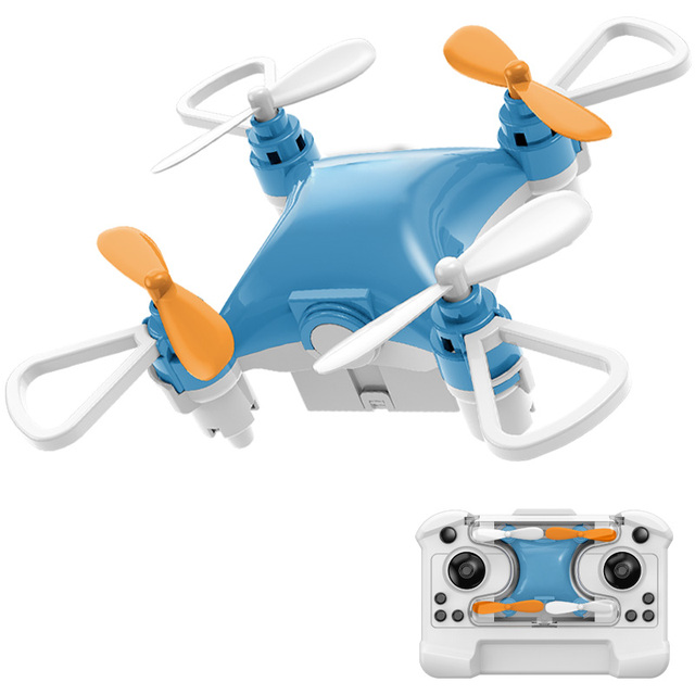 Kids 2.4ghz Rc Model Aircraft Electric Mini Drone Toy Remote Control Quadcopter for Beginners, Foldable & Safe Outdoor Flying