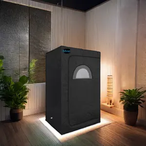 Tienda de sauna de vapor interior portátil de Venta caliente de Amazon tamaño de cuerpo completo habitación de casa plegable Personal para relajación y beneficios para la salud