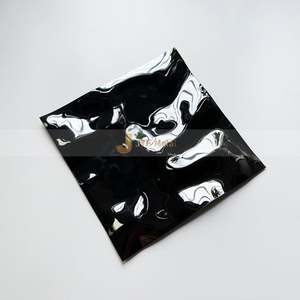 LL26 Factory Price 304 316 Stainless Steel Water Wave Ceiling Panel PVD Black <b>Mirror</b> Water Ripple <b>Sheet</b> for Commercial Space - Product Image 4