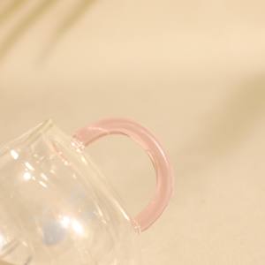 Tasses en verre transparent de luxe de haute qualité avec poignée à double paroi pour café <span class=keywords><strong>cappuccino</strong></span> ou thé pour les fêtes ou un usage quotidien - Product Image 5