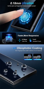 ฟิล์มกันรอยคริสตัลแบบใส รองรับการสแกนลายนิ้วมือ ความบางพิเศษ 0.18 มม. กระจกนิรภัยแบบด้าน สำหรับ Samsung S25 S26 <span class=keywords><strong>Ultra</strong></span> - Product Image 2