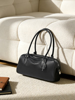 Sac Boston Classique en Cuir pour Femme – Sacs à Main Bowling Rétro Tendance, Sacs Bandoulière de Luxe Vintage, Sacs Fourre-tout et Sacs à Main en Gros