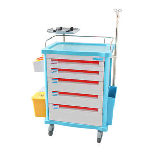 Ambulancia Médica de Emergencia Sishubanghu con Carro de Atención de Enfermería y Carro Dispensador de Medicamentos, Carro de Hospital - Product Image 5